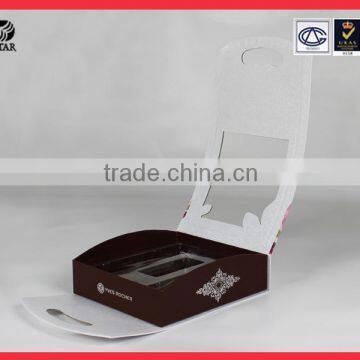 Customized Gift Box Cosmetics Packaging Printing Cardboard Portable Paper Box With Window photo-5