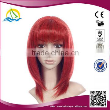 Quality guaranteed Heat Resistant Fibre korean ladies short hair wig