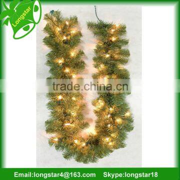 7ft Led Lighted Garland/christmas Wreath Garland With Led Light