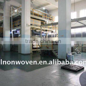 3200MM PP spunbond nonwoven fabric making machine in double beam( brand c.l)