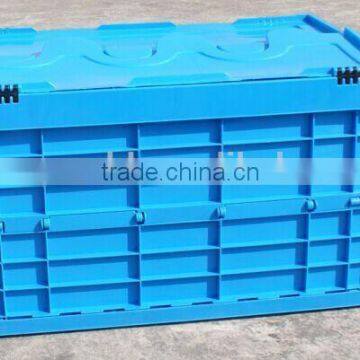 Taizhou Plastic Foldable Close Collapsing Container,Sale Folding Food Crate,Folding Container With Lid photo-3