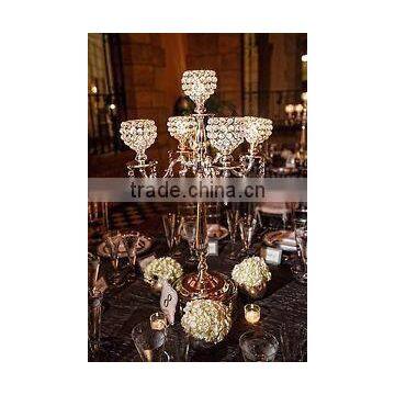 Wedding candelabra centerpiece 2014