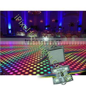 addressable full color 4 RGB led advertising pixel module light ws2801 - ( 35mmx35mm )