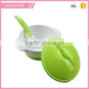 2015 new heat-resistance plastic baby dinnerware bowl for toddler feeding