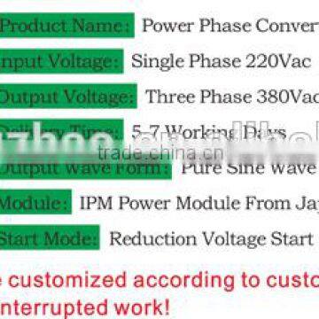 110VAC 60HZ to 220VAC 50HZ Single Phase Converter photo-2