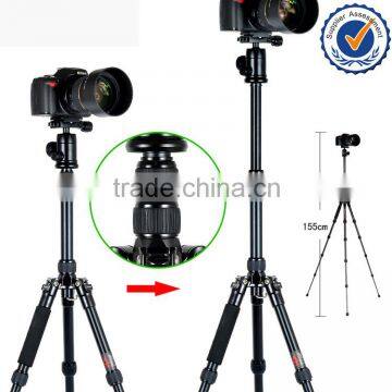 Professional camcorder fluid head tripod for big loading camera with handle