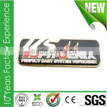 Fashion metal diamond eye enamel epoxy badge