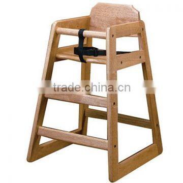 Wood High Chair - Natural Finish