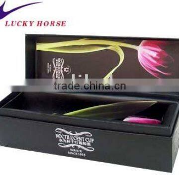 artful design delicate and luxury cardboard wine box,wine gift box