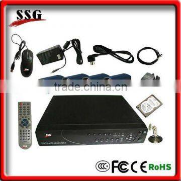 8Ch GSM DVR Support GSM alarm and real time view pictures by computer