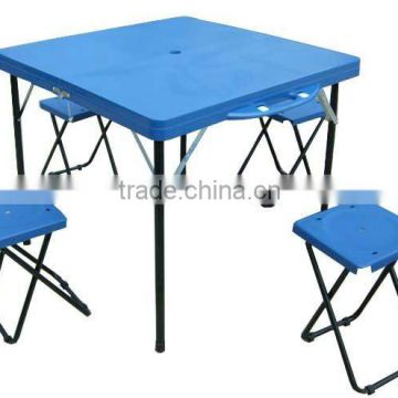 Plastic folding camping set