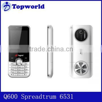 cheap bar phone Q600 cheap dual sim mobile phone Spreadtrum 6531 by 2840 big speaker best bar phone