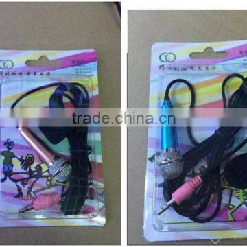 Factory Wholesale Handheld Cell Phone Mini Microphone for Iphone and Android Phone