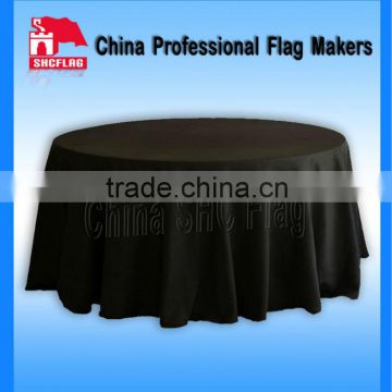 Custom Logo Round Table Cloth Tradeshow Dye Sub Printed Table Throw