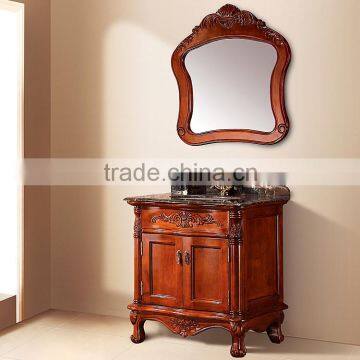 WTS22000 Mirrored Cabinets Type and Modern Style Modern Red Bathroom Cabinet photo-2