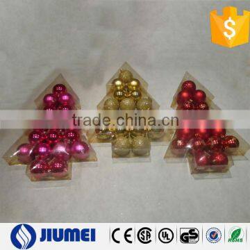 6cm Shinning Color Christmas Tree Ornaments