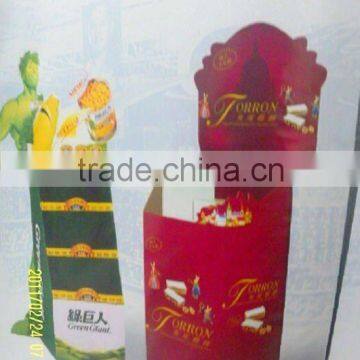 printed food promotion display rack