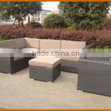 High Quality Cube Sofa Group Wicker Corner Sofa Set Furniture