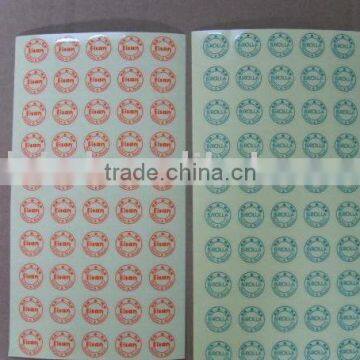 Fragile Paper Label