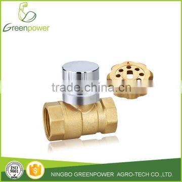 216 Brass Magnetic Ball Valve With Lock