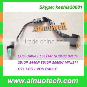 Laptop LCD screen Cable for HP 8440P NC6400 6910P 2510P 8540P 8560W MINI311 G71 LCD LVDS CABLE