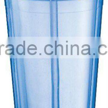 700ml plastic double- wall milk tea cup/mug