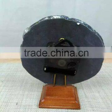 Cute Antique Agate Clock for Home Decoration photo-3