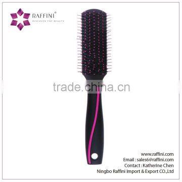 Raffini New Patterned Top selling Plastic with Swirl design Handle Finishing hair brush