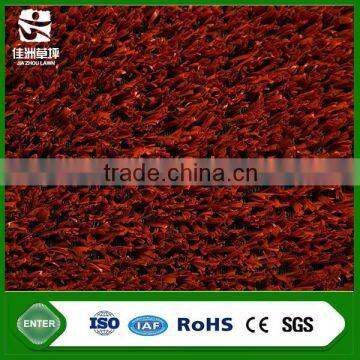 Red Color Artificial Grass Baseketball Flooring