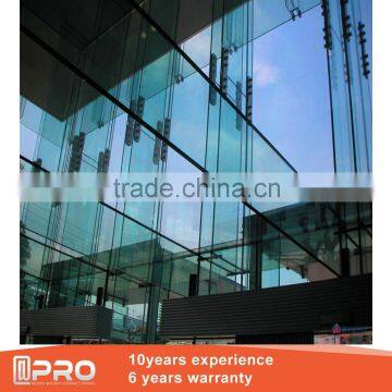 Glass Decoration and Glass Curtain Wall Price for Glass Curtain Wall for Commercial Building