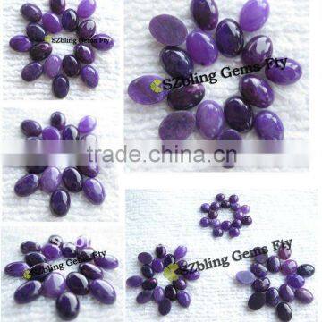 Top quality gems sugilite lowest cost gemstones cabochon for jewelry