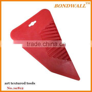 plastic scraper putty knife art textured tools painting tools Polygonal Wallpaper Scraper