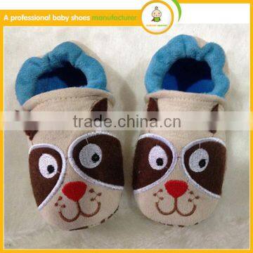 top selling lovely animal pattern soft sole wholesale baby leather shoes