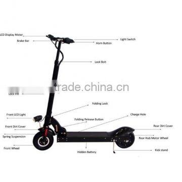 Lithium Folding Cheap Stand up Electric Powered Skateboard 1000w photo-2