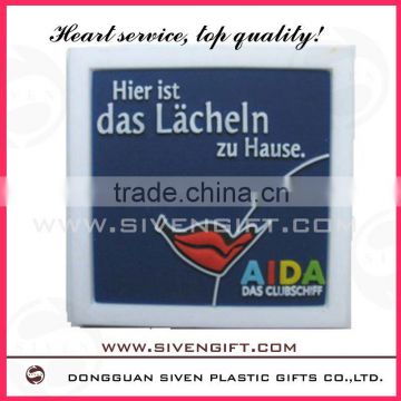 customized pvc garment label for sale