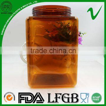 Hotsale Empty Lage Cheap Pet Plastic Container Round in Shenzhen photo-2