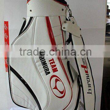 Asia hot sale leather golf cart bag