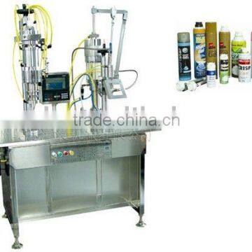 shaving gel aerosol filling machine