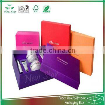 custom printed colorful empty package paper cosmetic box making