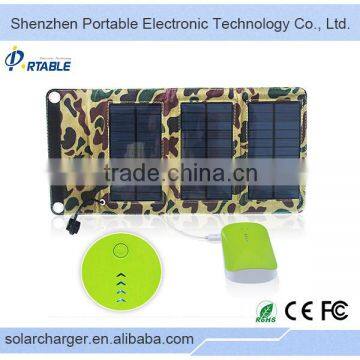 Waterproof 5W Folding Solar Panel Charger for Hiking photo-5