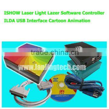 ISHOW Laser Light Lazer Software Controller ILDA USB Interface Cartoon Animation