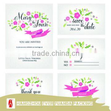 Hot-sale newest newest muslim wedding invitation card