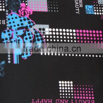 Digital printing polyester spandex fabric