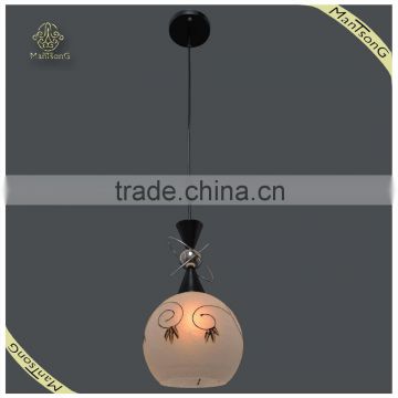 China Supplier Cheap Glass Shade Pendant Lamp for Home , Single Lamp Hanging Light