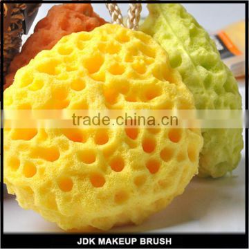 facial cotton honeycomb shape makeup cleaner / soft face foaming cleaner