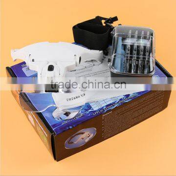 Factory Prices Lenses Glass and Plastice Head Magnifier Glass Examination Lamp photo-2