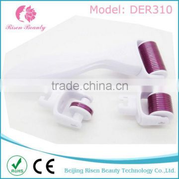 changeable heads microneedle dermal needle face roller CE mark Certification derma roller