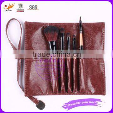 EYA 5pcs economy pack makeup brush animal hair