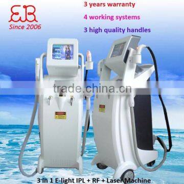 Multifunction 4 in 1 IPL SHR Elight RF nd Yag Laser Machine