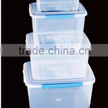 Reusable plastic waterproof storage container